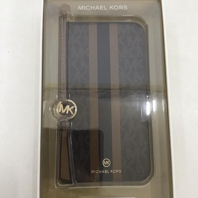 マイケルコース MICHAEL KORS ファッション小物 ファッション小物 MKSTTCBRWFLIP2267 iPhone 14 Pro Max 手帳型 iPhoneケース ロゴ、文字 茶 / ブラウン / レディース USED 古着 中古 10126196