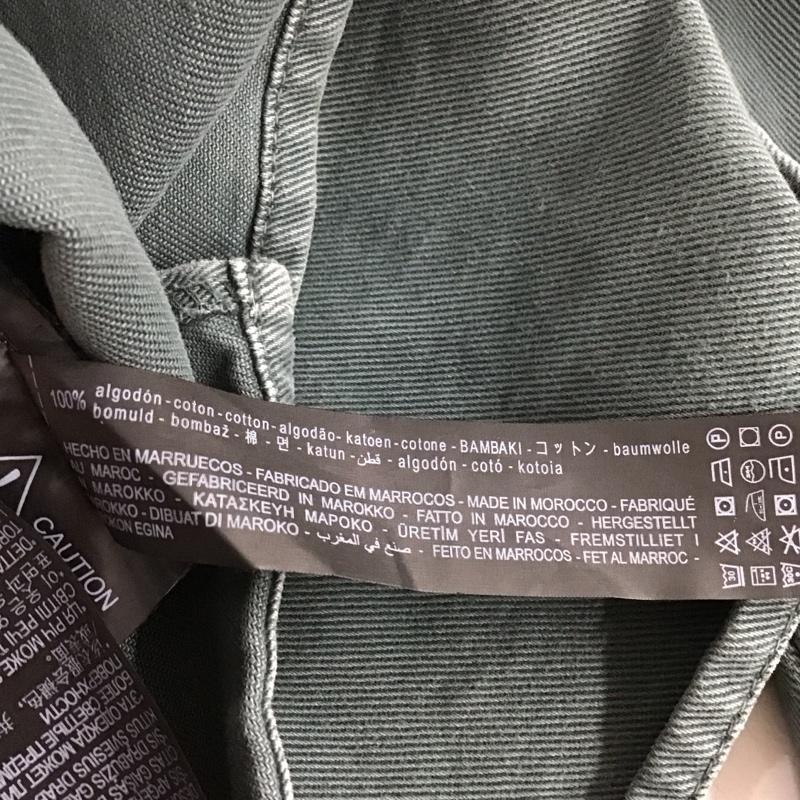 ザラ ZARA シャツ、ブラウス 長袖 長袖シャツ 無地シャツ カラーシャツジャケット XL 無地 カーキ / カーキ / メンズ USED 古着 中古 10126254