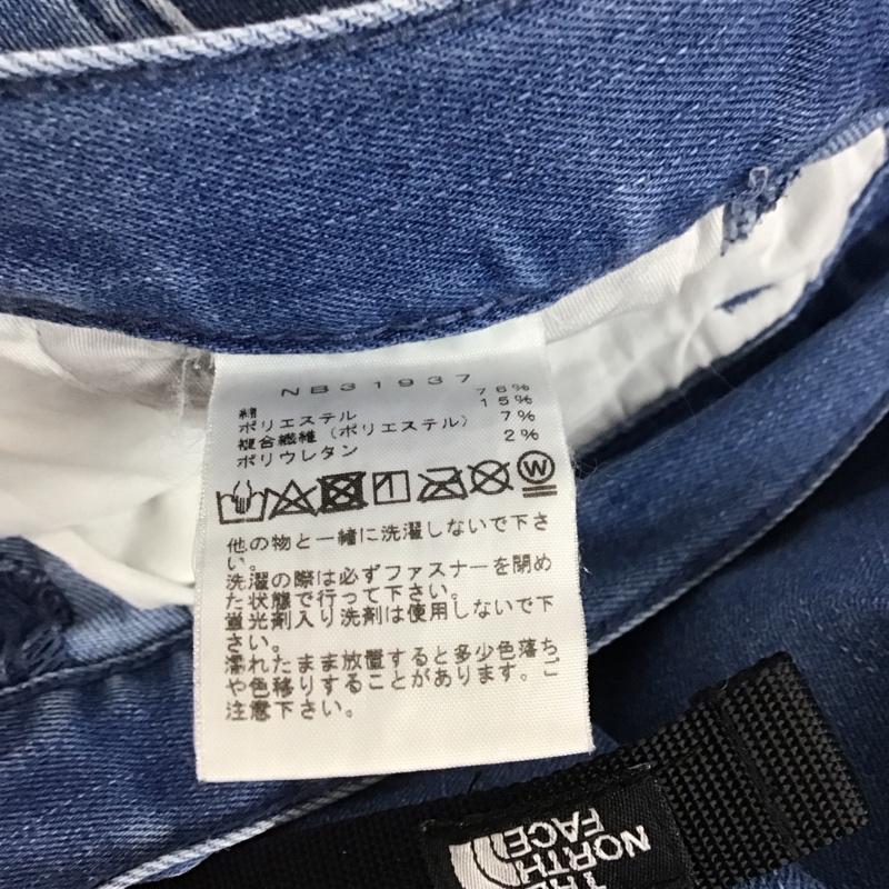 ザノースフェイス THE NORTH FACE パンツ デニム、ジーンズ nb31937 ログレッションクライミングデニム ワイドパンツ L 無地 インディゴ / インディゴ / メンズ USED 古着 中古 10126299