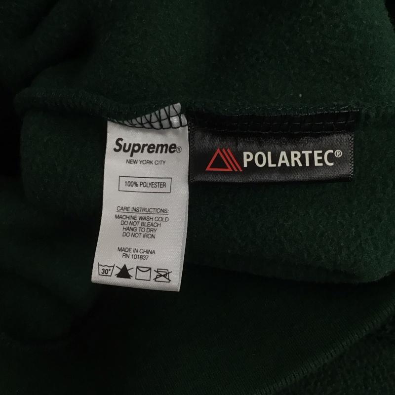 シュプリーム Supreme トレーナー 長袖 19AW PolartecCrewne 長袖トレーナー スウェット M ロゴ、文字 緑 / グリーン / メンズ USED 古着 中古 10126311