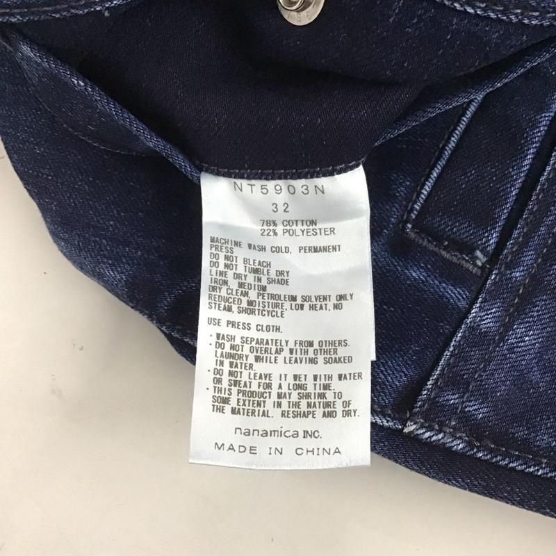 ザ ノースフェイス パープルレーベル THE NORTH FACE PURPLE LABEL パンツ デニム、ジーンズ nt5903n ウェッビングベルトデニムパンツ カジュアルパンツ 32インチ 無地 インディゴ / インディゴ / メンズ USED 古着 中古 10126315