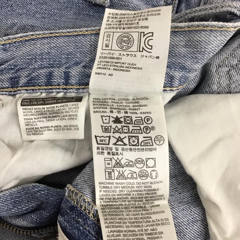 リーバイストラウスアンドコー Levi Strauss & co. パンツ デニム、ジーンズ デニムパンツ ワイドパンツ カジュアルパンツ 33インチ 無地 インディゴ / インディゴ / メンズ USED 古着 中古 10126517