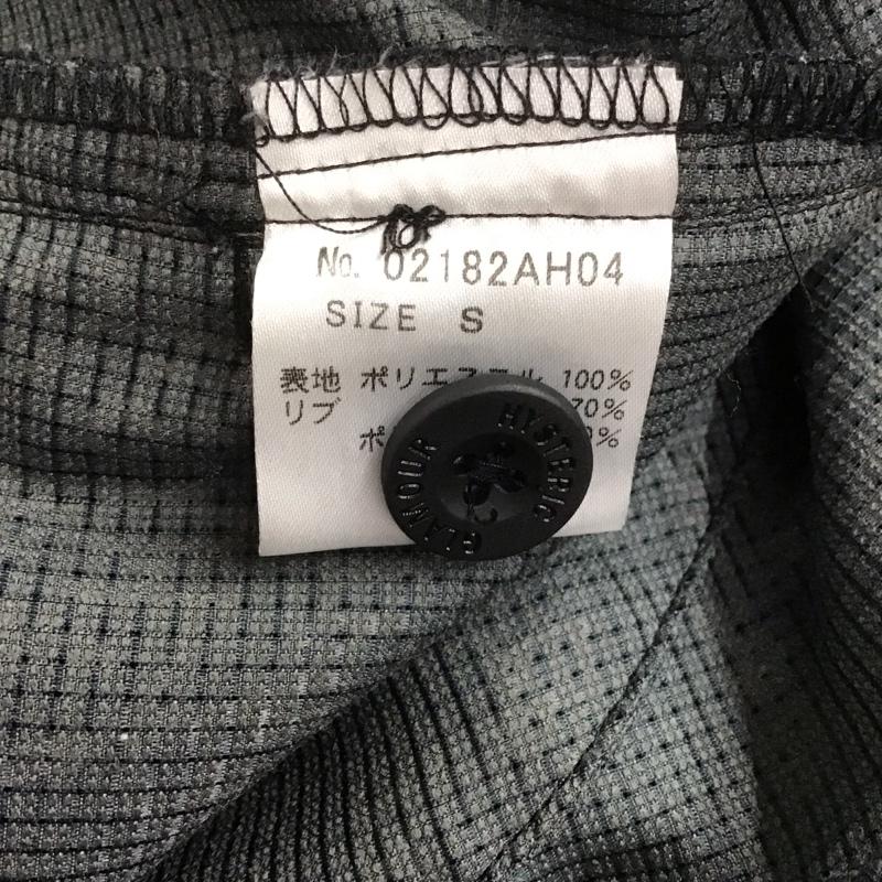 ヒステリックグラマー HYSTERIC GLAMOUR カーディガン 長袖 長袖シャツ カーディガン ノーカラー 前ボタン S プリント 黒 / ブラック / メンズ USED 古着 中古 10126536