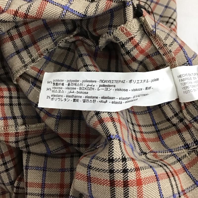 ザラ ZARA スカート ロングスカート M チェック マルチカラー / マルチカラー / レディース USED 古着 中古 10126679