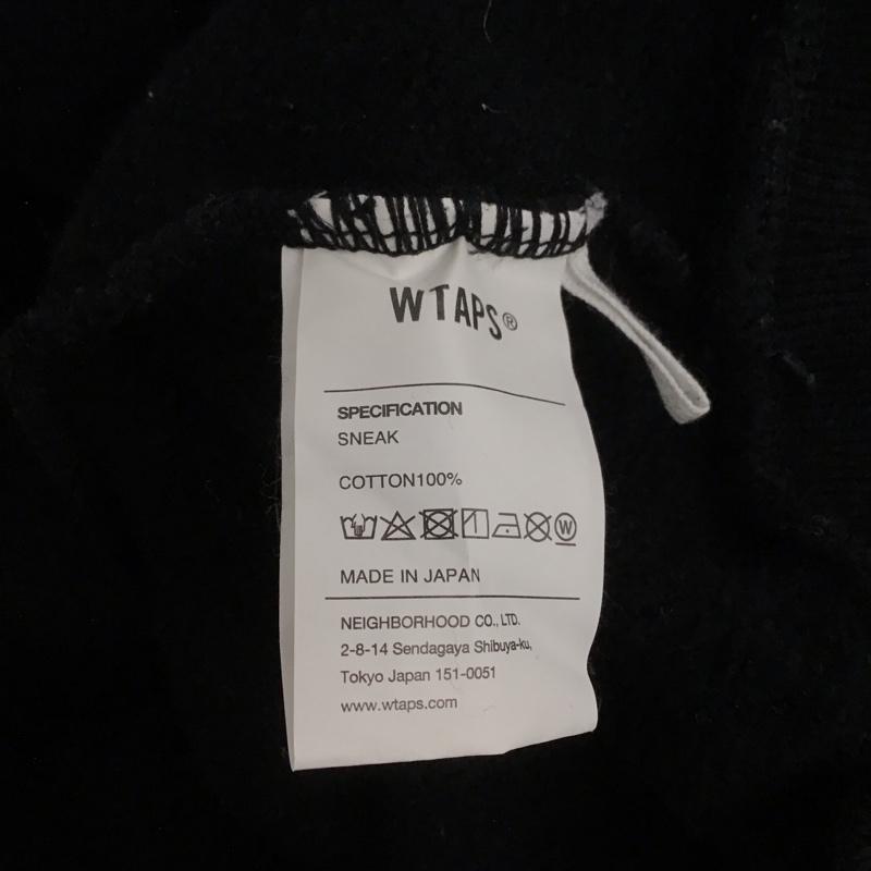 ダブルタップス WTAPS パーカー 長袖 長袖パーカー プルオーバーパーカー スウェット 3 ロゴ、文字 黒 / ブラック / メンズ USED 古着 中古 10126744