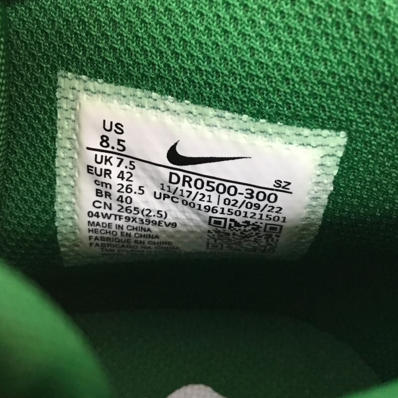 ナイキ NIKE スニーカー スニーカー DR0500-300 Off-White × Nike Air Force 1 Mid SP LTHR 26.5cm 無地 X ロゴ、文字 白 / ホワイト / X 緑 / グリーン / メンズ USED 古着 中古 10126759