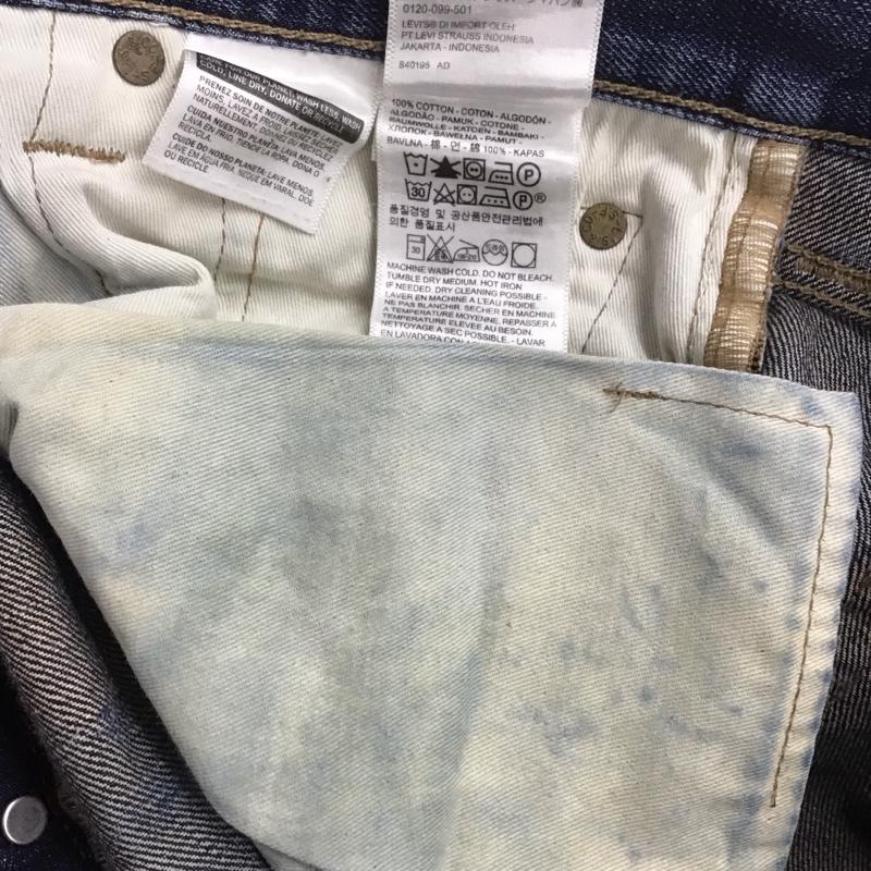 リーバイストラウスアンドコー Levi Strauss & co. パンツ デニム、ジーンズ デニムパンツ ワイドパンツ カジュアルパンツ ストレートパンツ 32インチ 無地 インディゴ / インディゴ / メンズ USED 古着 中古 10126803