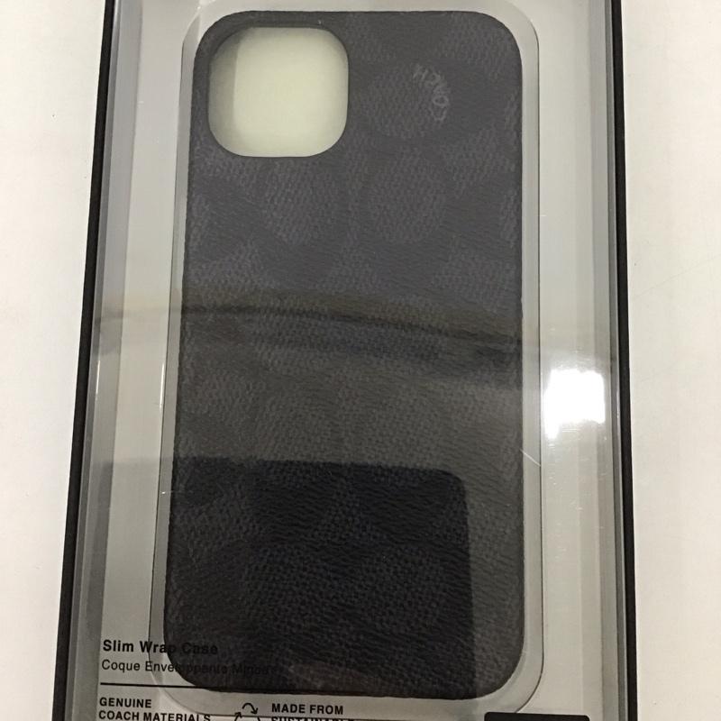 コーチ COACH ファッション小物 ファッション小物 CIPH-115-SCBLK iPhone 14 iPhoneケース Coach Slim Wrap ロゴ、文字 黒 / ブラック / レディース USED 古着 中古 10126809