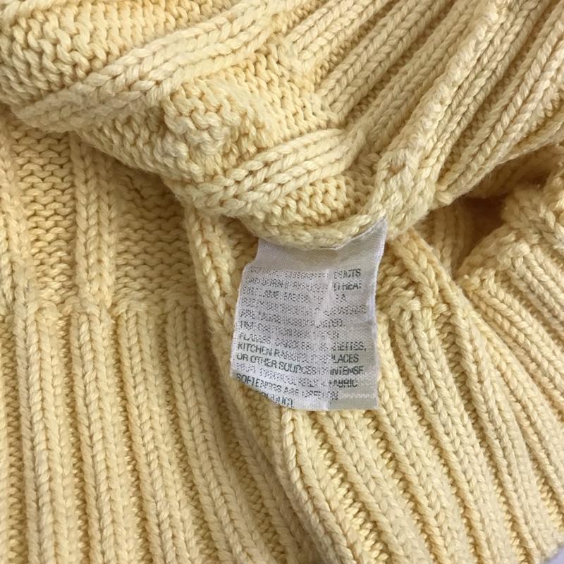 エルエルビーン L.L.Bean ニット、セーター 長袖 長袖ニットカットソー クルーネック セーター 黄 / イエロー / メンズ USED 古着 中古 10126861