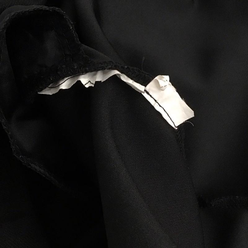 ザラ ZARA ワンピース ひざ丈スカート 半袖ワンピース フレアスカート クルーネック S 無地 黒 / ブラック / レディース USED 古着 中古 10126935