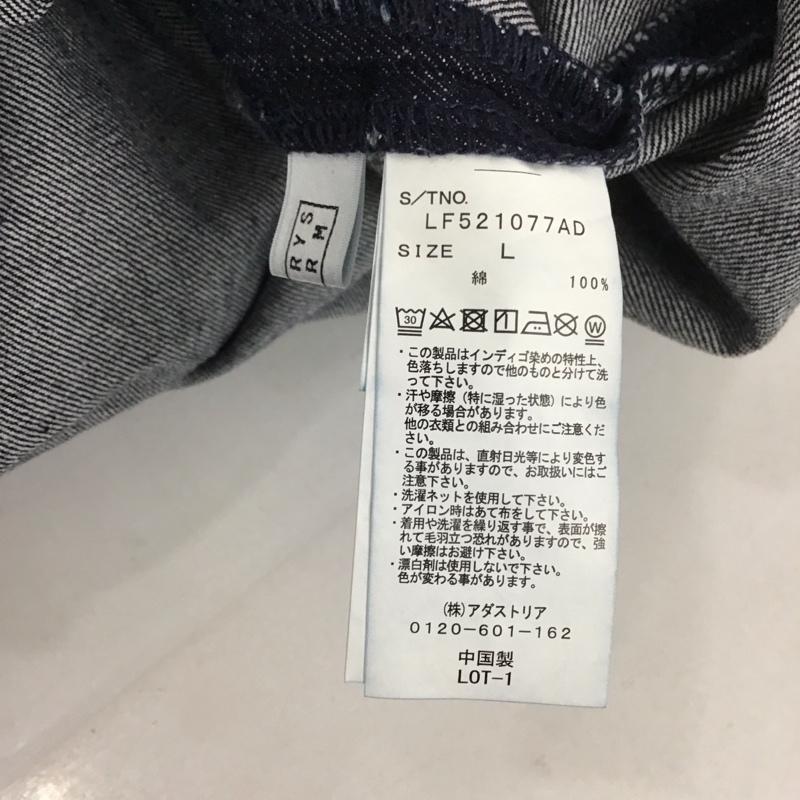 ローリーズファーム LOWRYS FARM スカート ロングスカート デニムロングスカート フレアスカート カジュアルスカート L 無地 インディゴ / インディゴ / レディース USED 古着 中古 10126966