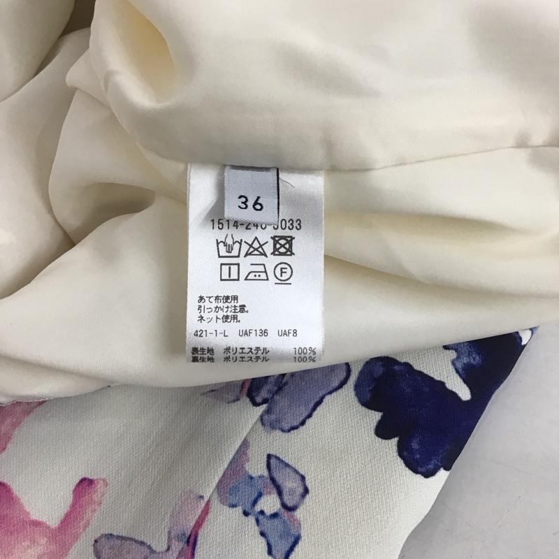 ユナイテッドアローズ UNITED ARROWS パンツ ワークパンツ、ペインターパンツ 1514-240-5033 ワイドパンツ カジュアルパンツ プリント 36 プリント マルチカラー / マルチカラー / レディース USED 古着 中古 10126988