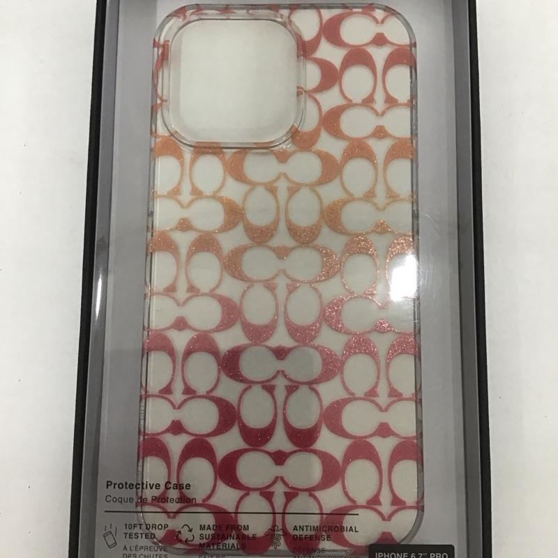 コーチ COACH ファッション小物 ファッション小物 CIPH-123-SCOGPK iPhone 14 Pro Max iPhoneケース Coach Protective Case ロゴ、文字 マルチカラー / マルチカラー / レディース USED 古着 中古 10127106