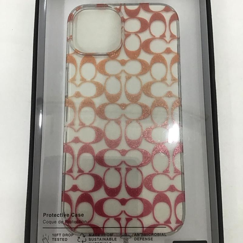 コーチ COACH ファッション小物 ファッション小物 CIPH-114-SCOGPK iPhoneケース iPhone 14 6.1インチCoach Protective Case ロゴ、文字 マルチカラー / マルチカラー / レディース USED 古着 中古 10127113