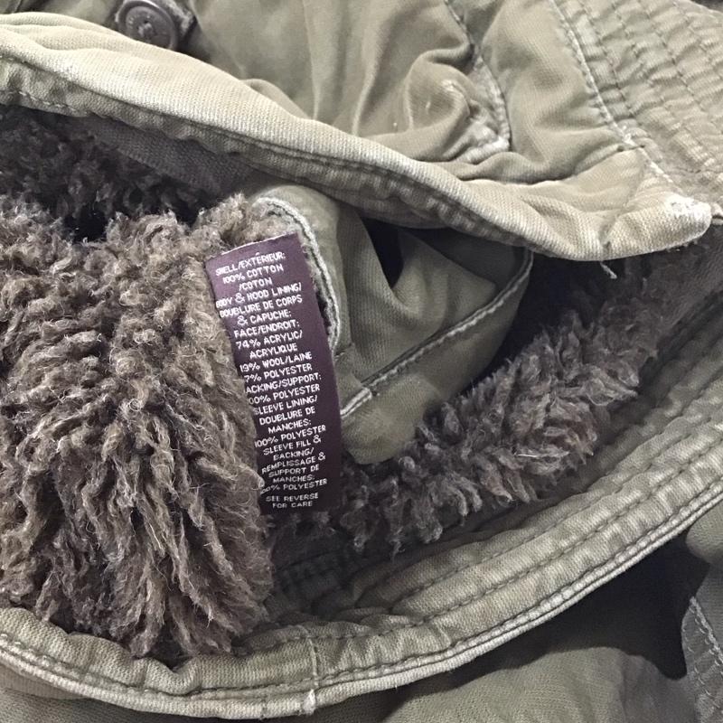 アバクロンビーアンドフィッチ ABERCROMBIE&FITCH ジャケット、上着 ジャケット、ブレザー ジップアップジャケット アウター ミリタリージャケット S 無地 カーキ / カーキ / メンズ USED 古着 中古 10127153