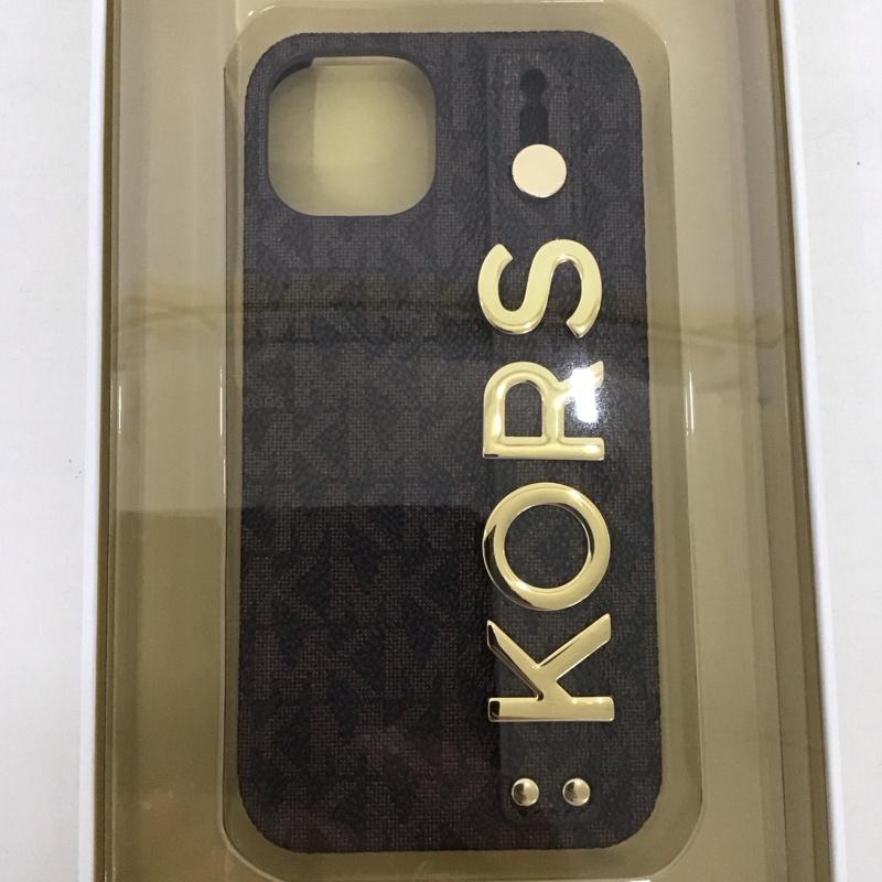 マイケルコース MICHAEL KORS ファッション小物 ファッション小物 MKSRBRWWPIP2261 Slim Wrap Case Stand & Ring iPhone 14 iPhoneケース ロゴ、文字 茶 / ブラウン / レディース USED 古着 中古 10127191