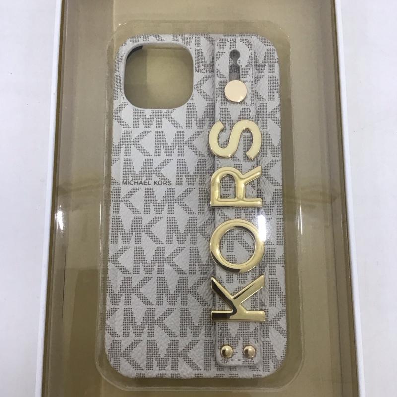 マイケルコース MICHAEL KORS ファッション小物 ファッション小物 MKSRVNLWPIP2261 Slim Wrap Case Stand & Ring iPhoneケース iPhone 14 ロゴ、文字 ベージュ / ベージュ / レディース USED 古着 中古 10127234