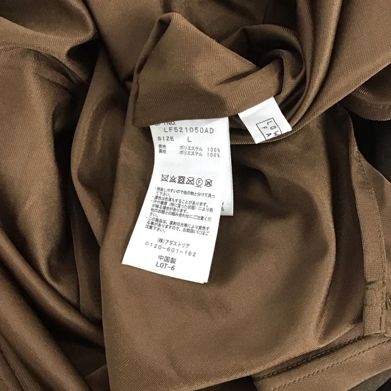 ローリーズファーム LOWRYS FARM スカート ロングスカート ロングスカート フレアスカート カジュアルスカート L 無地 茶 / ブラウン / レディース USED 古着 中古 10127378