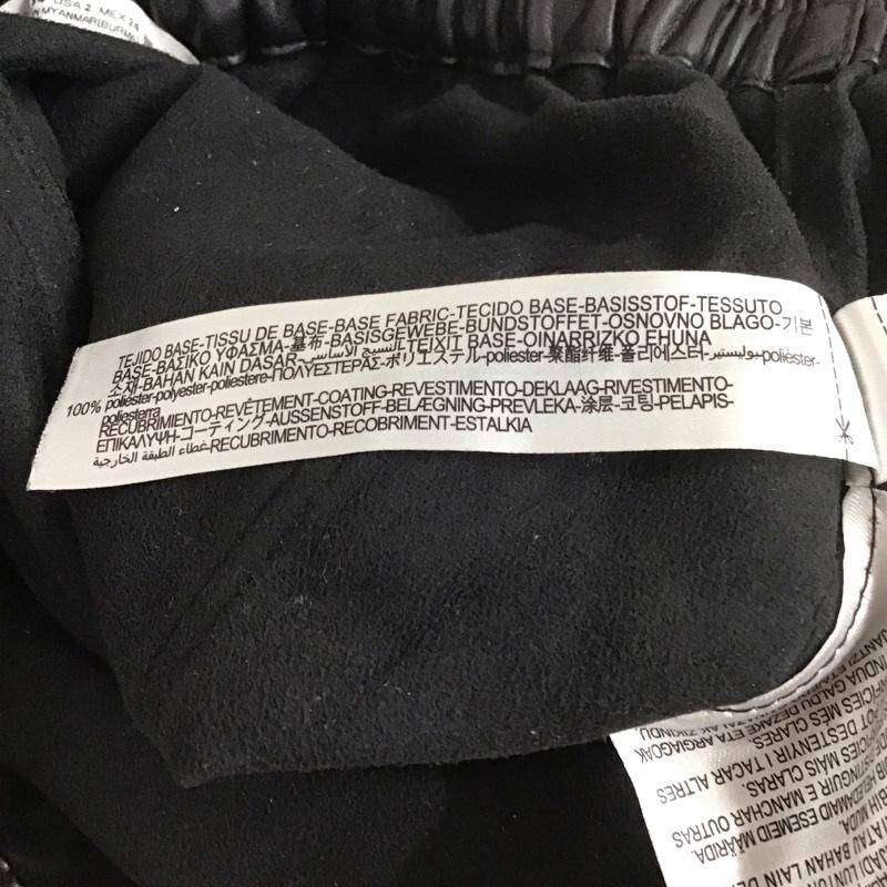 ザラ ZARA パンツ ショートパンツ ショートパンツ ハーフパンツ カジュアルパンツ フェイクレザー 34 無地 黒 / ブラック / レディース USED 古着 中古 10127459