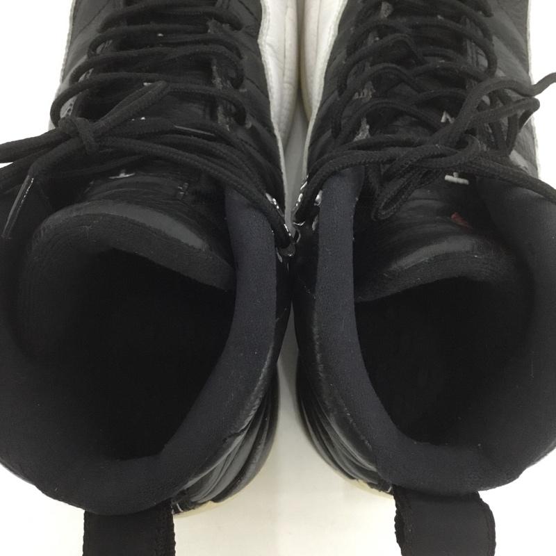 ナイキ NIKE スニーカー スニーカー 130690-001 AIR JORDAN 12 RETRO 27.5cm 27.5cm ワンポイント 黒 / ブラック / X 白 / ホワイト / メンズ USED 古着 中古 10127531