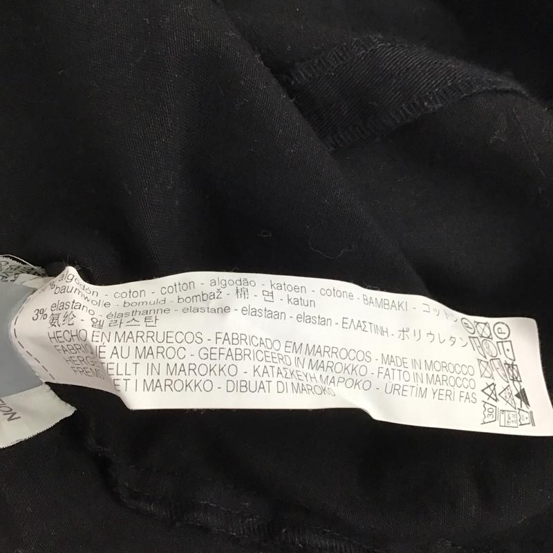ザラベーシック ZARA BASIC ワンピース ひざ丈スカート 半袖ミニワンピース タイトワンピース ストレッチ S 無地 黒 / ブラック / レディース USED 古着 中古 10127587