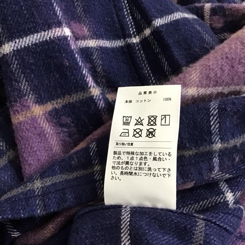 ディセンダント DESCENDANT シャツ、ブラウス 長袖 長袖シャツ チェックシャツ カラーシャツ 1 チェック マルチカラー / マルチカラー / メンズ USED 古着 中古 10127664