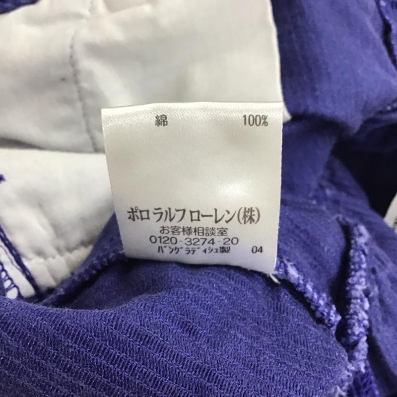 ラルフローレン RALPHLAUREN スカート ミニスカート コーデュロイ 160cm 無地 青 / ブルー / ガールズ USED 古着 中古 10127696