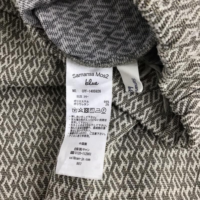 サマンサモスモスブルー Samansa Mos2 blue パンツ スラックス FREE マルチカラー / マルチカラー / レディース USED 古着 中古 10127711