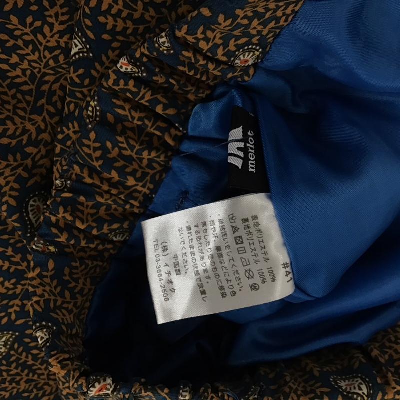 メルロー merlot パンツ スラックス 総柄 マルチカラー / マルチカラー / レディース USED 古着 中古 10127719