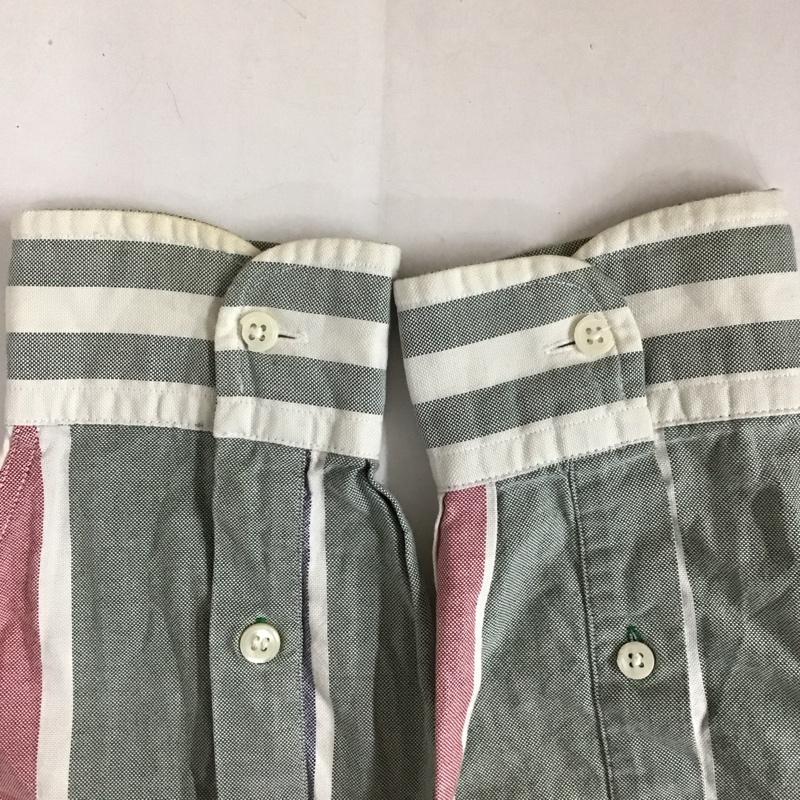 トミーヒルフィガー TOMMY HILFIGER シャツ、ブラウス 長袖 長袖シャツ ストライプシャツ カラーシャツ ボタンダウンシャツ M ストライプ マルチカラー / マルチカラー / メンズ USED 古着 中古 10127729