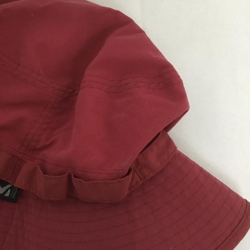 ミレー MILLET 帽子 ハット MIV01420 ゴアテックス レンジャー レインハット ロゴ、文字 赤 / レッド / メンズ USED 古着 中古 10127773
