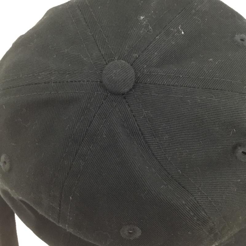 ステューシー STUSSY 帽子 キャップ コットン 刺繍 ロゴ、文字 黒 / ブラック / メンズ USED 古着 中古 10127896