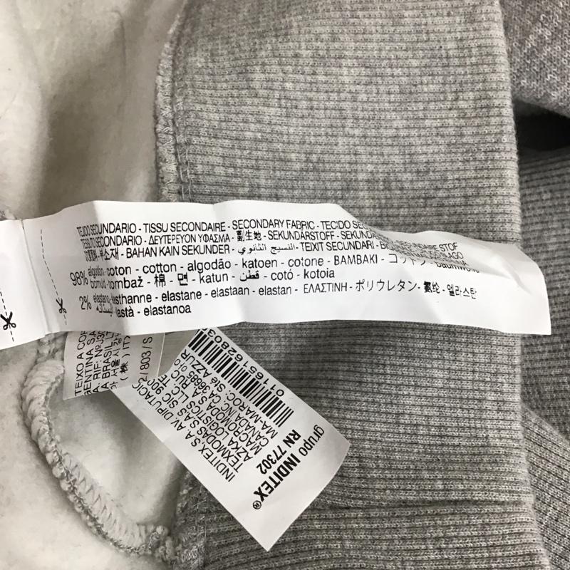 ザラ ZARA トレーナー 長袖 S 無地 灰 / グレー / メンズ USED 古着 中古 10127958