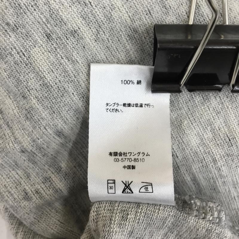 シュプリーム Supreme Tシャツ 長袖 M ロゴ、文字 灰 / グレー / X 黒 / ブラック / メンズ USED 古着 中古 10127963