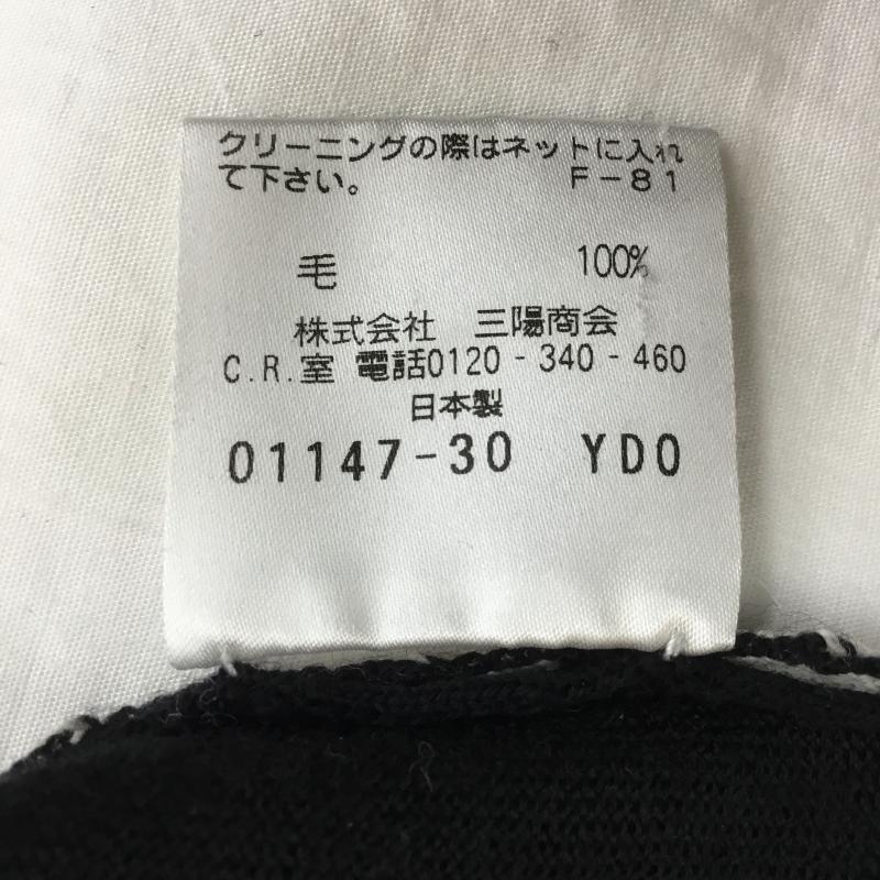 エポカ EPOCA ニット、セーター 長袖 8VT28-704-09 EPOCA ニット セーター 46 千鳥格子 黒 / ブラック / X 白 / ホワイト / メンズ USED 古着 中古 10128199