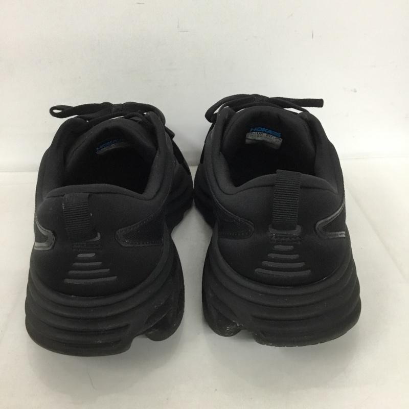ホカオネオネ HOKA ONEONE スニーカー スニーカー 1127953 BONDI 8 WIDE 27cm 箱有 27.0cm ロゴ、文字 黒 / ブラック / メンズ USED 古着 中古 10128273