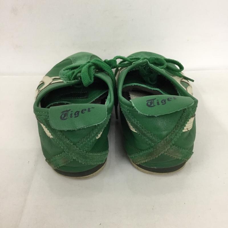 オニツカタイガー ONITSUKA TIGER スニーカー スニーカー THL7C2 MEXICO 66 27cm 27.0cm ロゴ、文字 緑 / グリーン / メンズ USED 古着 中古 10128296
