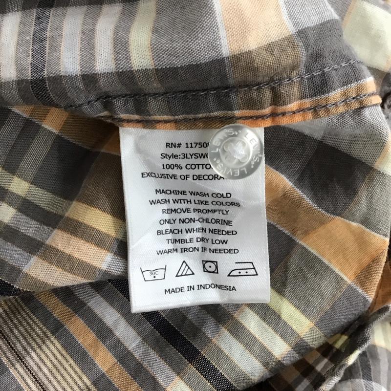 リーバイス Levi s シャツ、ブラウス 半袖 XL チェック マルチカラー / マルチカラー / メンズ USED 古着 中古 10128313