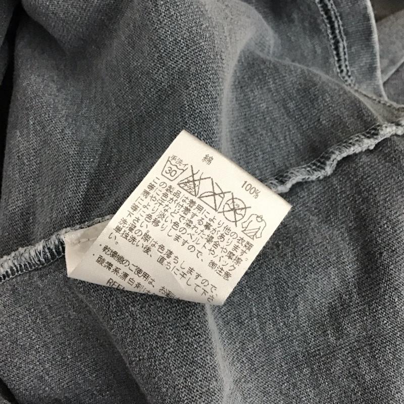 クラクト CLUCT Tシャツ 半袖 ロゴ、文字 X プリント 灰 / グレー / メンズ USED 古着 中古 10128344