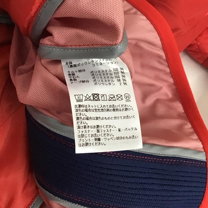 アディダス adidas ジャケット、上着 ジャンパー、ブルゾン M ロゴ、文字 赤 / レッド / レディース USED 古着 中古 10128359