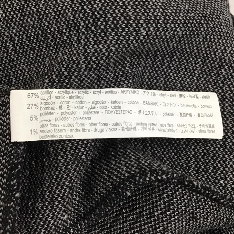 ザラ ZARA ワンピース ひざ丈スカート S ストライプ 黒 / ブラック / レディース USED 古着 中古 10128366