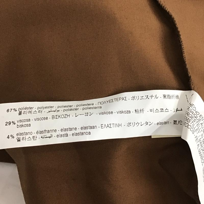 ザラ ZARA ワンピース ロングスカート M 無地 茶 / ブラウン / レディース USED 古着 中古 10128371