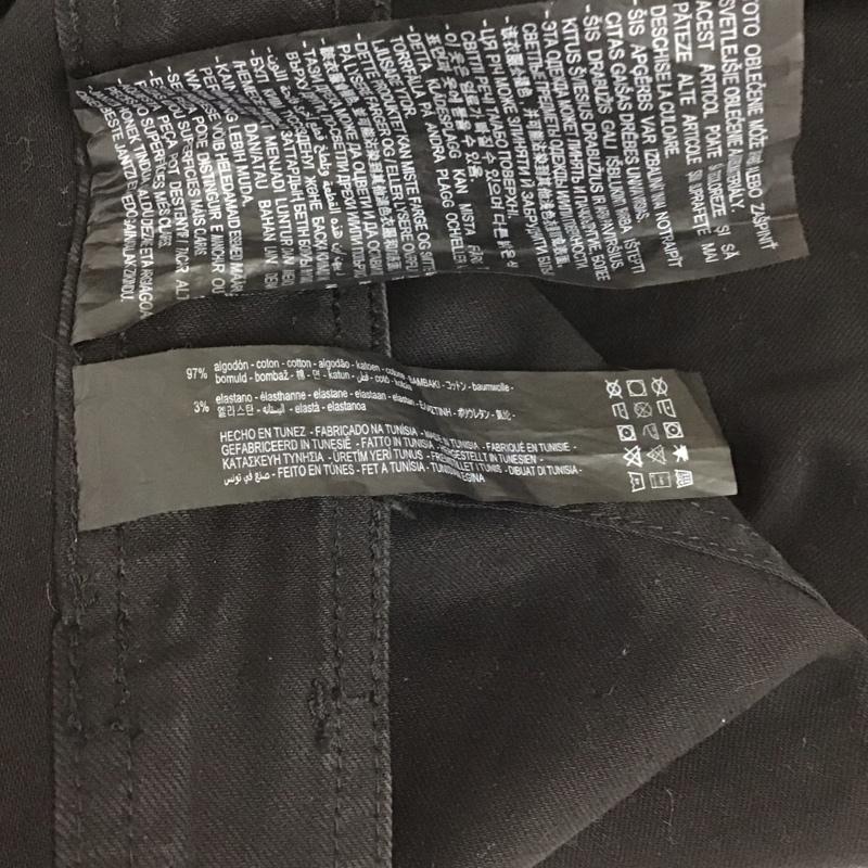 ザラ ZARA パンツ デニム、ジーンズ 無地 黒 / ブラック / レディース USED 古着 中古 10128433
