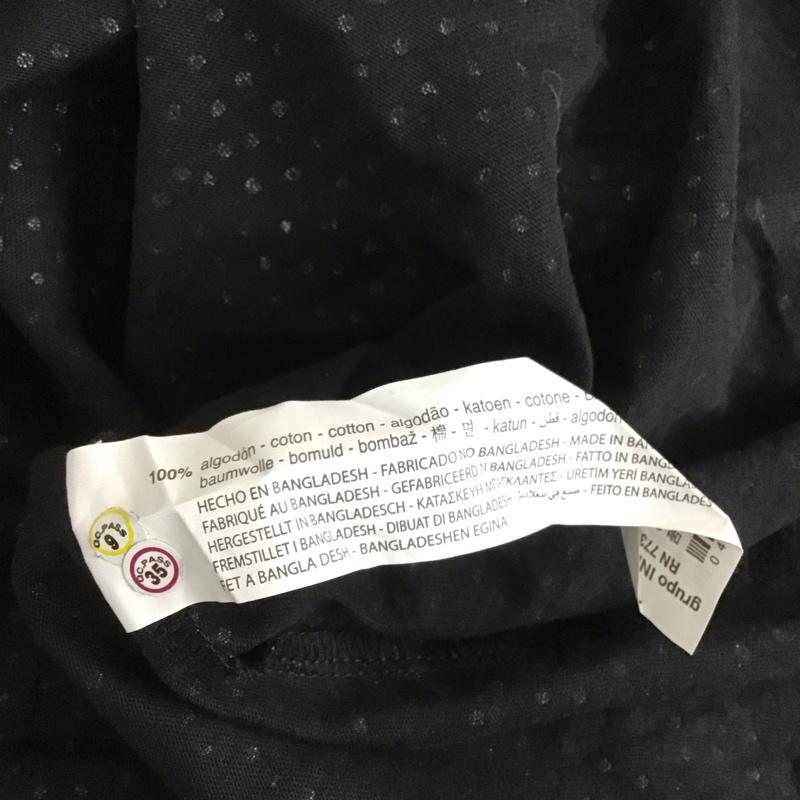 ザラ ZARA ワンピース ロングスカート S ドット 黒 / ブラック / レディース USED 古着 中古 10128460