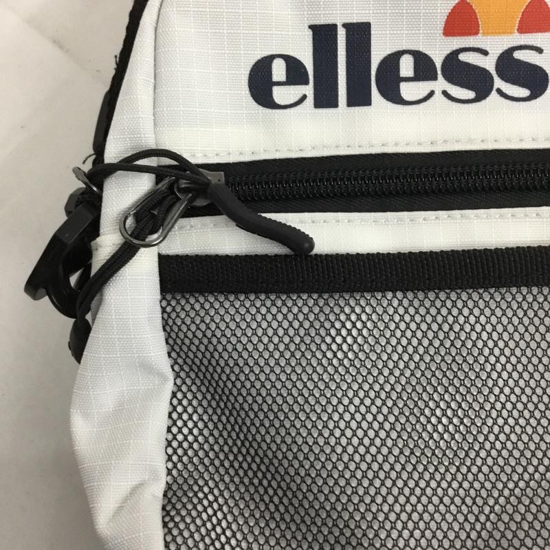 エレッセ ellesse ショルダーバッグ ショルダーバッグ EB7011 ショルダーポーチ タグ付き FREE ロゴ、文字 白 / ホワイト / メンズ USED 古着 中古 10128558