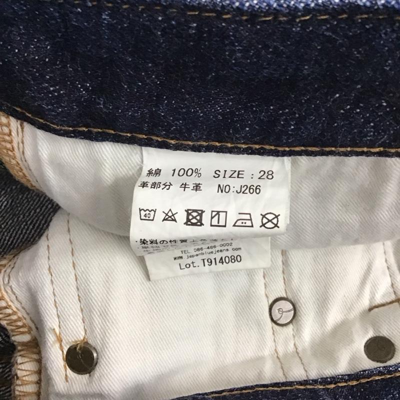 ジャパンブルージーンズ JAPAN BLUE JEANS パンツ デニム、ジーンズ 28インチ 無地 インディゴ / インディゴ / メンズ USED 古着 中古 10128569