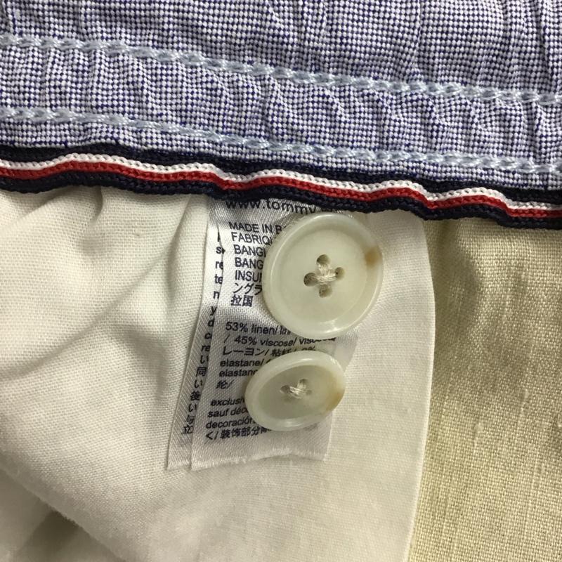 トミーヒルフィガー TOMMY HILFIGER パンツ スラックス XXL 無地 オフホワイト / オフホワイト / メンズ USED 古着 中古 10128571