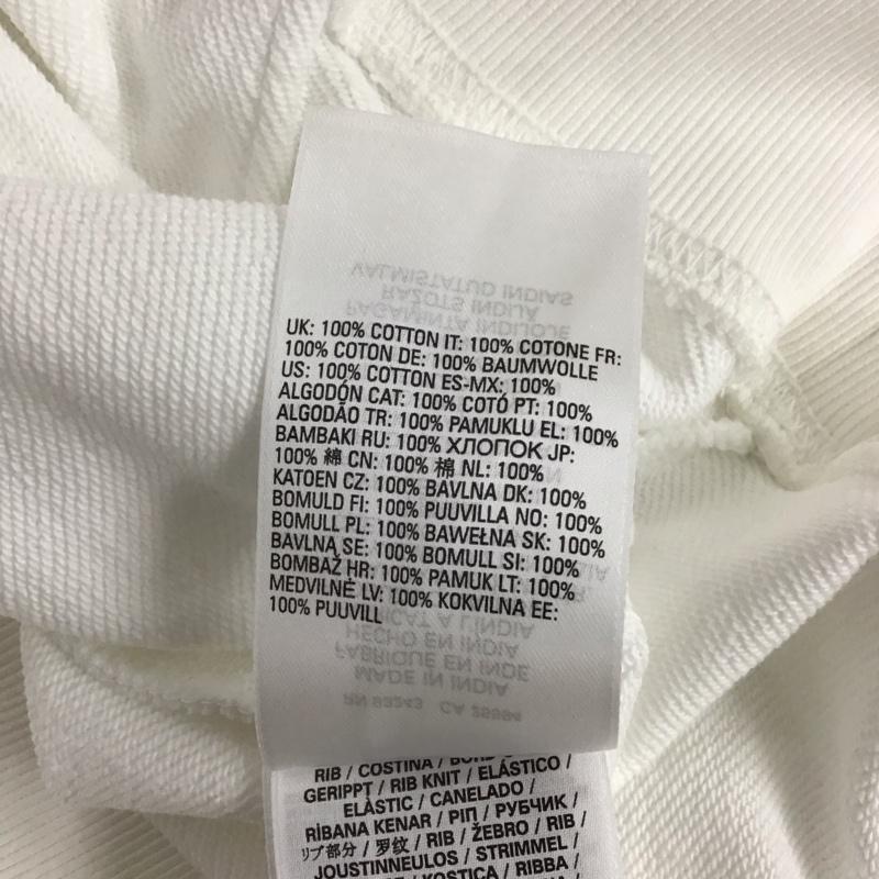 ディーゼル DIESEL パーカー 長袖 L ロゴ、文字 白 / ホワイト / メンズ USED 古着 中古 10128578