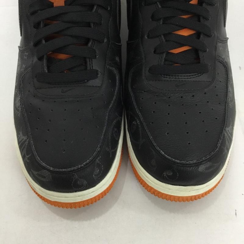 ナイキ NIKE スニーカー スニーカー DC8891 001 AIR FORCE 1 07 PREMIUM ハロウィン 29cm 箱有 29.0cm 総柄 黒 / ブラック / X 橙 / オレンジ / メンズ USED 古着 中古 10128615