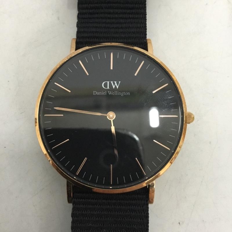 ダニエルウェリントン Daniel Wellington 腕時計 アナログ(クォーツ式) DW00100150 ロゴ、文字 黒 / ブラック / レディース USED 古着 中古 10135212